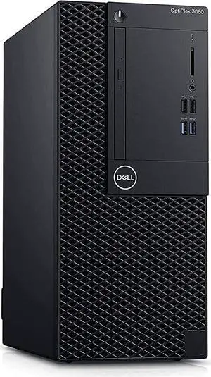 Dell OptiPlex 3060 MT Desktop PC, Intel Core i5-8500 3.0GHz Hexa-Core, 8GB DDR4 RAM, 512GB SSD, Wi-Fi, DVD-RW, Windows 11 Pro Grade A
