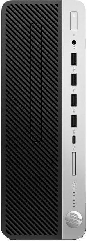 HP EliteDesk 705 G4 SFF Desktop PC, AMD Ryzen 5 PRO 2400G 3.6GHz, 16GB DDR4 RAM, 512GB PCIe SSD, Wi-Fi, Win 11 Pro Grade B