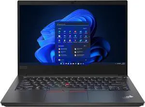 Lenovo ThinkPad E14 14" 1920x1080 FHD Laptop PC, Intel Core i5-10210U 1.6GHz, 16GB DDR4 RAM, 512GB PCIe SSD, Windows 11 Pro Grade B
