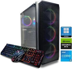 Odyssey Darkus V2 Custom Gaming PC, RGB LED Fans, Intel Core i5 upto 4.1GHz, 16GB DDR4 RAM, 1TB SSD, GeForce RTX 3050 6GB GDDR6, Wi-Fi, Windows 11 Pro