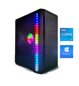 Odyssey Essentials 2025 Custom Workstation PC, RGB Intel Core i5-8500 upto 4.1GHz, 16GB DDR4 RAM, 1TB NVMe SSD, Wi-Fi BT Windows 11 Pro