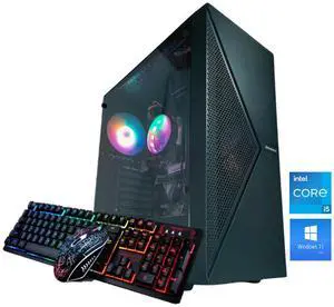 Odyssey Sahara V1 Custom Built PC, RGB Intel Core i5-8500 upto 4.1GHz, 16GB DDR4 RAM, 1TB NVMe SSD, Wi-Fi BT Windows 11 Pro