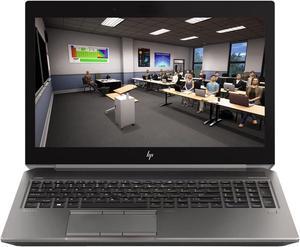 HP ZBook 15 G6 15.6" 1920X1080 FHD Mobile Workstation PC, Intel Core i7 9th Gen i7-9850H 2.6GHz, 32GB DDR4 RAM, 1TB NVMe SSD, NVIDIA Quadro T1000, Windows 11 Pro Grade B