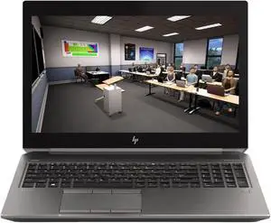 HP ZBook 15 G6 15.6" 1920X1080 FHD Mobile Workstation PC, Intel Core i7 9th Gen i7-9750H 2.6GHz, 32GB DDR4 RAM, 1TB NVMe SSD, NVIDIA Quadro T2000, Windows 11 Pro Grade B