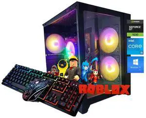 Odyssey Vesta V2 Custom Gaming PC, RGB LED Fans, Intel Core i5-10400F upto 4.3GHz, 16GB DDR4 RAM, 1TB SSD, Wi-Fi BT, GT 1030, Windows 11 Pro Keyboard & Mouse