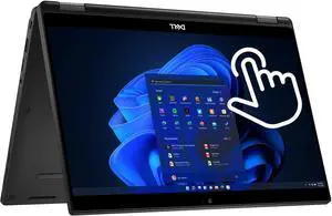 Dell Latitude 7390 13.3" FHD Touch 2-in-1 Laptop, Intel Core i7-8650U Upto 3.6GHz, 16GB RAM, 1TB NVMe SSD, DisplayPort via USB-C, HDMI, Wi-Fi, Bluetooth, Windows 11 Pro Grade B