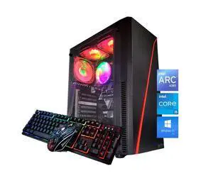 Odyssey Sahara R1 Custom Gaming PC, RGB Intel Core i5-8500 upto 4.1GHz, 16GB DDR4 RAM, 1TB NVMe SSD, ACR A380, Wi-Fi BT Windows 11 Pro