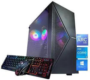 Odyssey Sahara V1 Custom Gaming PC, RGB Intel Core i5-8500 upto 4.1GHz, 16GB DDR4 RAM, 1TB NVMe SSD, ACR A380, Wi-Fi BT Windows 11 Pro