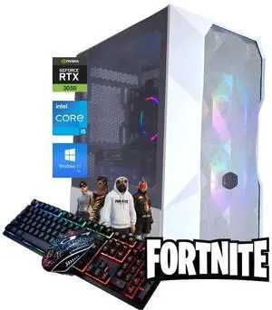 Odyssey Artemis II Custom Gaming PC, RGB LED Fans, Intel Core i5-10400F upto 4.3GHz, 16GB DDR4 RAM, 1TB SSD, Wi-Fi BT, RTX 3050, Windows 11 Pro Keyboard & Mouse
