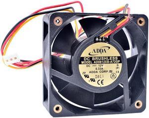 AD0612XB-A72GP 6cm 60mm 6025 12V 0.33A Double ball air volume server cooling fan