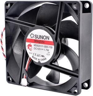 ME80251V1-000C-F99 8cm 80mm fan 80x80x25mm DC12V 1.7W 3 lines projector case cooling fan