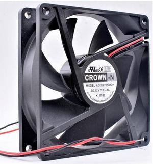 CROWN AGE09225S12H 9cm 9025 12V 0.41A computer chassis power cooling fan