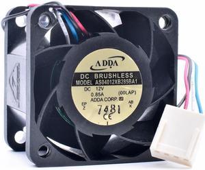 AS0412XB285BA1 4cm 4028 40mm fan 40x40x28mm DC12V 0.85A 4 line server power cooling fan