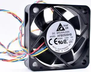 AFB0505HB 5cm 50mm fan 50x50x15mm DC5V 0.45A 4 lines pwm large air volume cooling fan