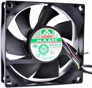 MGT8012ZB-W25 8cm 8025 80mm fan 80x80x25mm DC12V 0.54A Server chassis power supply large air volume cooling fan