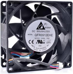 QFR0912EHE 9cm 9038 92x92x38mm 12V 0.90A server large air volume cooling fan