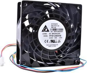 PFB1248XHE 12038 12cm 48V 1.92A double ball bearing inverter server metal fan