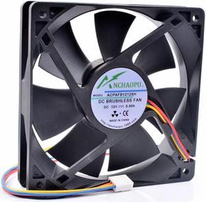 New ANCHAOPU AFB1212SH 12cm 12025 120mm fan 12V 0.80A 4 lines 4pin high speed server computer chassis power cooling fan