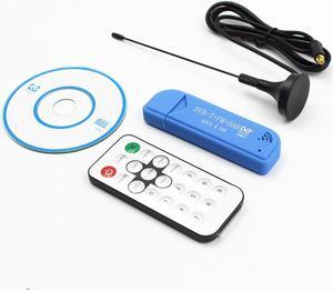 USB 2.0 Digital DVB-T SDR+DAB+FM HDTV TV Tuner Receiver Stick RTL2832U+R820T2 Antenna with Remote Control
