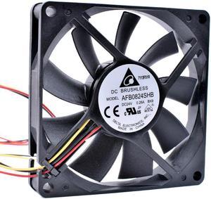 AFB0824SHB 8cm 80x80x15mm 8015 80mm fan DC24V 0.26A 3 lines inverter cooling fan