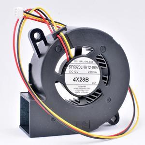 SF6023LHH12-06A 60x60x23mm 60mm fan DC12V 250MA 4X28B Turbo blower cooling fan suitable for projectors and retrofit cooling
