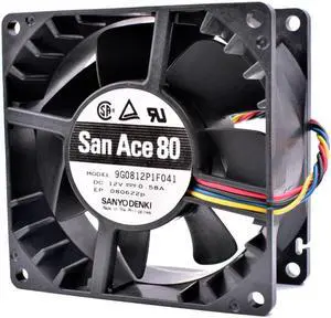 9G0812P1F041 8cm 80mm fan 8038 12V 0.58A Double ball bearing server large air volume cooling fan