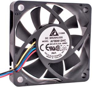 AFB0612HC-AM03 6cm 60mm fan 60x60x13mm DC12V 0.21A 4 lines double ball bearing pwm chassis CPU cooling fan
