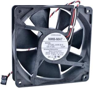 4712KL-04W-B19 12cm 120mm fan 12032 120x120x32mm 12V 0.22A Double ball bearing air pressure cooling fan