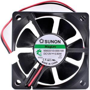 MB60201V3-0000-A99 6cm 6020 60mm fan DC12V 0.60W Thermal Support Devices Chassis power supply silent cooling fan