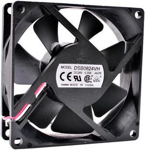 DSB0824VH 8cm 80x80x25mm DC24V 0.21A 3 lines Industrial computer inverter cooling fan