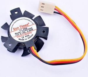 ST4010HS diameter 37mm mounting hole pitch 27mm DC12V 0.08A 0.96W 3 lines cooling fan for ITX soft router heat sink