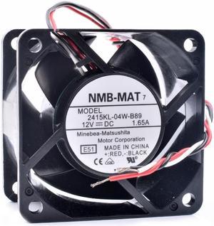 2415KL-04W-B89 6cm 6038 60x60x38mm 12V 1.65A 3 line server chassis cooling fan