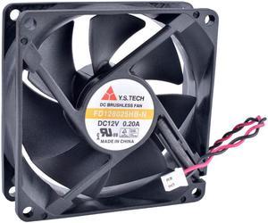 FD128025HB-N 8cm 8025 80mm fan 12V 0.20A Double ball bearing large air volume cooling fan