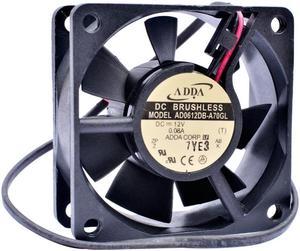 AD0612DB-A70GL 60mm fan 6cm 6025 60x60x25mm DC12V 0.08A Double ball silent cooling fan suitable for power supply