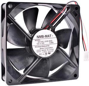 3610KL-04W-B69 9cm 9025 9225 12V 0.56A Double ball bearing air volume server chassis cooling fan