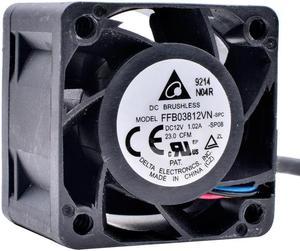 FFB03812VN 3.8cm 3828 38x38x28mm 23CFM 12V 1.02A power server cooling fan