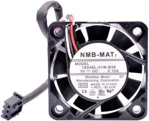 1604KL-01W-B39 4010 4cm 40mm fan 40x40x10mm DC5V 0.10A 3 lines Cooling fan for video recorder switch router