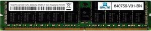 840756-V91 - HPE Compatible 16GB PC4-21300 DDR4-2666Mhz 2Rx8 1.2v ECC Registered RDIMM