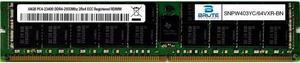 SNPW403YC/64VXR - Dell Compatible 64GB PC4-23400 DDR4-2933Mhz 2Rx4 ECC Registered RDIMM