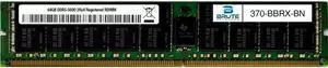 370-BBRX - Dell Compatible 64GB PC5-44800 DDR5-5600Mhz 2Rx4 ECC Registered RDIMM