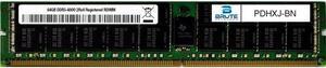 PDHXJ - Dell Compatible 64GB PC5-38400 DDR5-4800Mhz 2Rx4 ECC Registered RDIMM