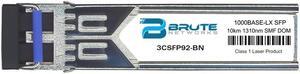 3Com 3CSFP92 - 1000BASE-LX 10km SMF 1310nm SFP (100% Compatible)