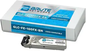Cisco GLC-FE-100FX - 100BASE-FX 2km MMF 1310nm SFP (100% Compatible)
