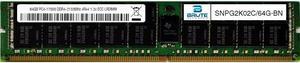 SNPG2K02C/64G - Dell Compatible 64GB PC4-17000 DDR4-2133Mhz 4Rx4 1.2v ECC LRDIMM