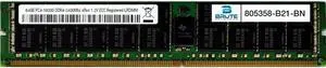 805358-B21 - HP Compatible 64GB PC4-19200 DDR4-2400Mhz 4Rx4 1.2v ECC LRDIMM