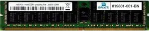819801-001 - HP Compatible 16GB PC4-17000 DDR4-2133Mhz 2Rx8 1.2v ECC UDIMM