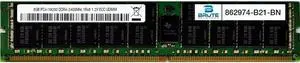 862974-B21 - HP Compatible 8GB PC4-19200 DDR4-2400Mhz 1Rx8 1.2v ECC UDIMM