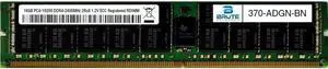 370-ADGN - Dell Compatible 16GB PC4-19200 DDR4-2400MHz 2Rx8 1.2V ECC Registered RDIMM