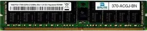 370-ACGJ - Dell Compatible 16GB PC4-17000 DDR4-2133MHz 2Rx4 1.2V ECC Registered RDIMM