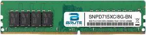 SNPD715XC/8G - Dell Compatible 8GB PC4-21300 DDR4-2666MHz 1Rx8 1.2V ECC UDIMM